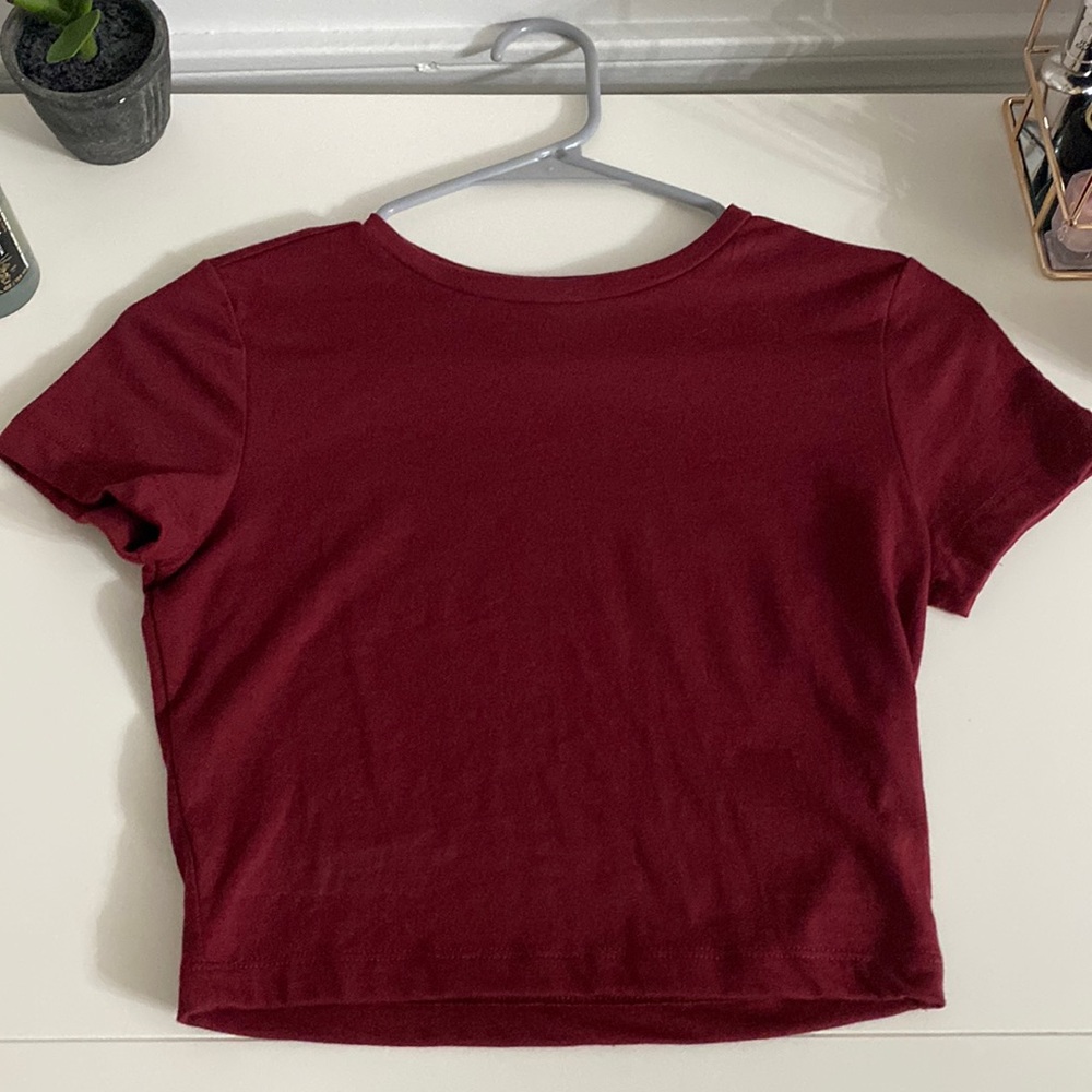 Red Crop Top